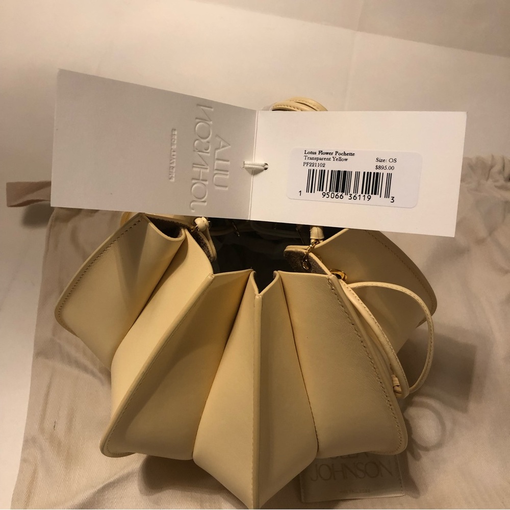 Ulla Johnson Cream Drawstring Bag - Picture 10 of 14